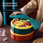 Bandeja organizadora de 4 compartimientos para frutas y dulces