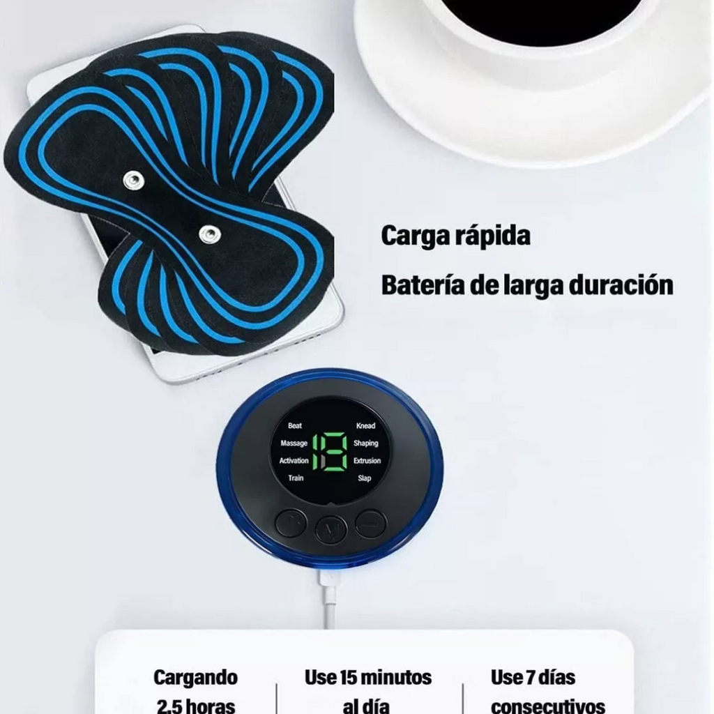 Mini parche masajeador eléctrico