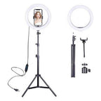 Aro de luz LED 30 cm con trípode