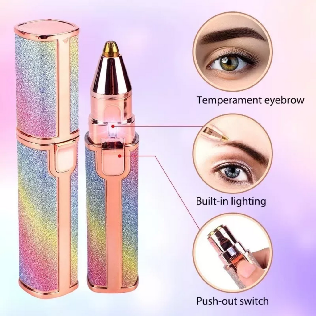Depilador facial y de cejas 2 en 1