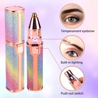 Depilador facial y de cejas 2 en 1