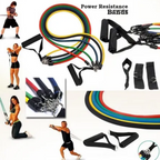 Kit de bandas elásticas tubulares 11 piezas