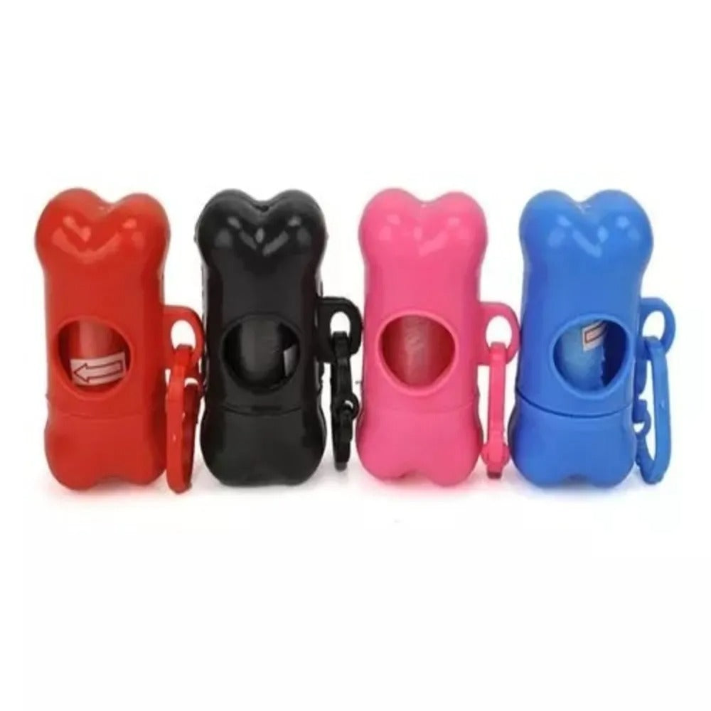 Hueso Dispensador de Bolsas para Mascotas