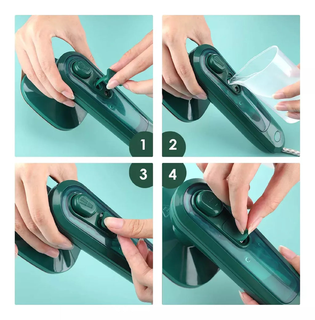 Mini plancha de vapor portátil para ropa