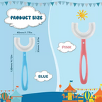 Cepillo de dientes en U para niños