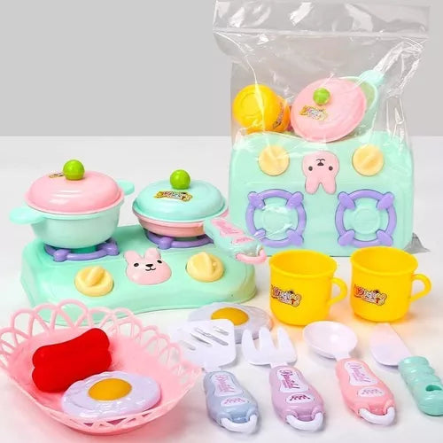 Juego de cocina infantil de 13 piezas