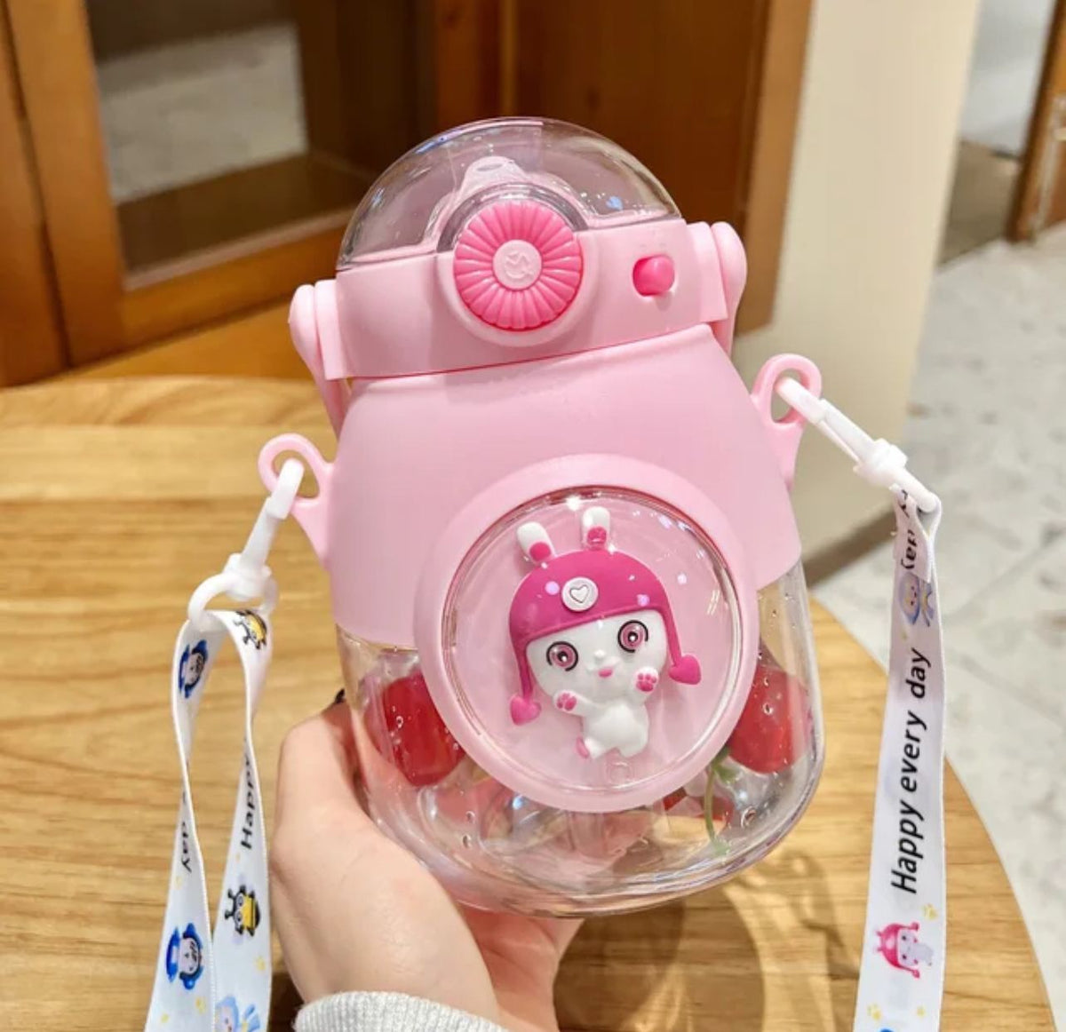 Botella vaso infantil 2 en 1