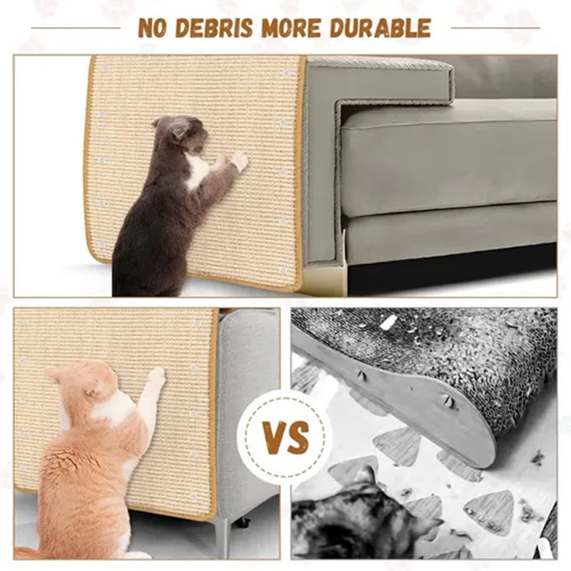 Alfombra rascadora de sisal para gatos
