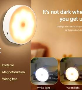 Luz LED Recargable con Sensor de Movimiento