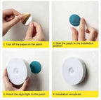 Luz LED Recargable con Sensor de Movimiento