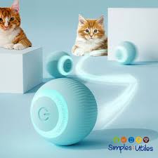 Pelota interactiva recargable para gatos