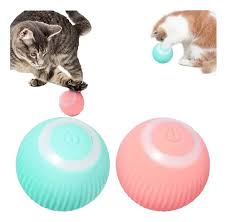Pelota interactiva recargable para gatos