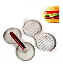 Molde doble para hamburguesas