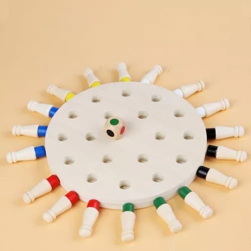 Juego de memoria Montessori de madera