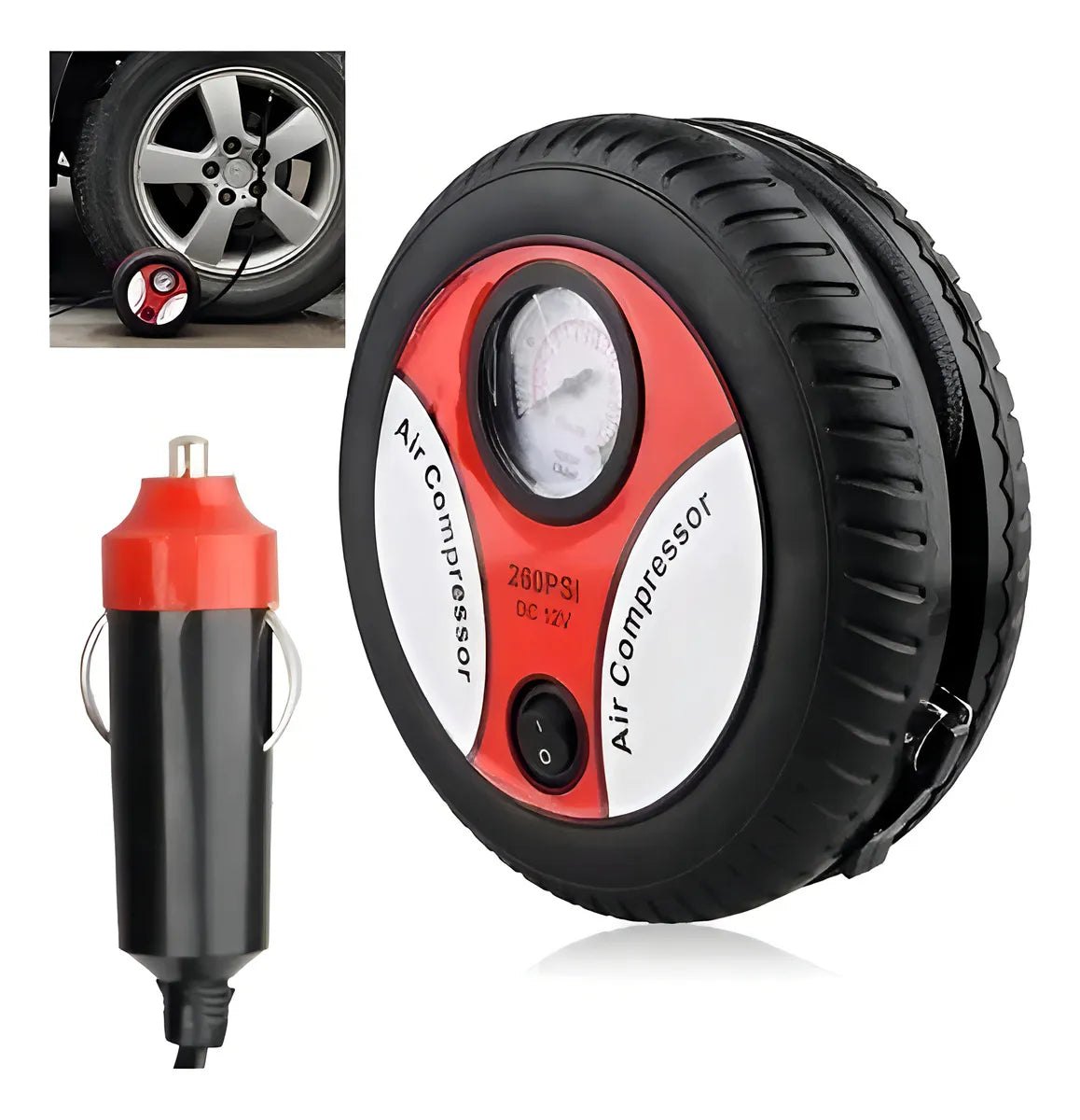 Compresor de aire portátil para carro