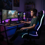 Silla gamer RGB Con luces LED Reclinable