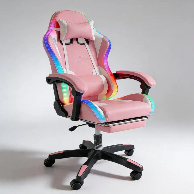 Silla gamer RGB Con luces LED Reclinable
