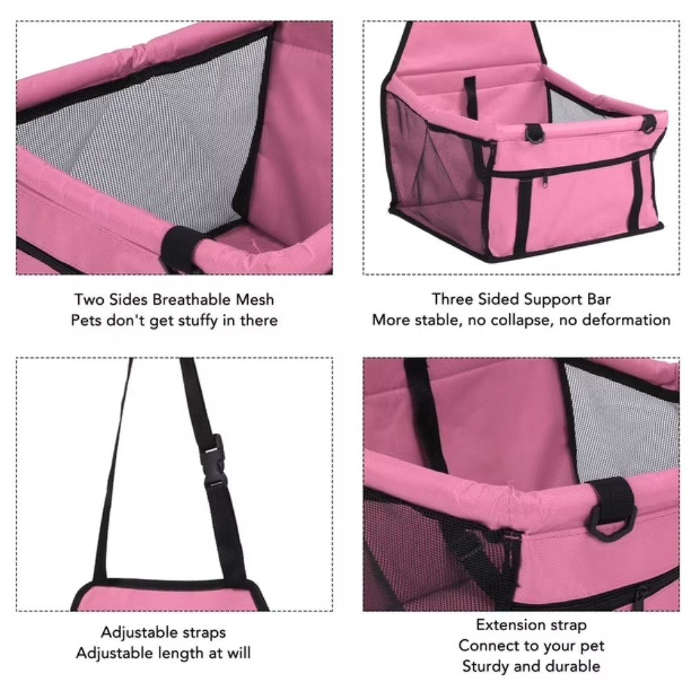 Silla de seguridad plegable para mascotas