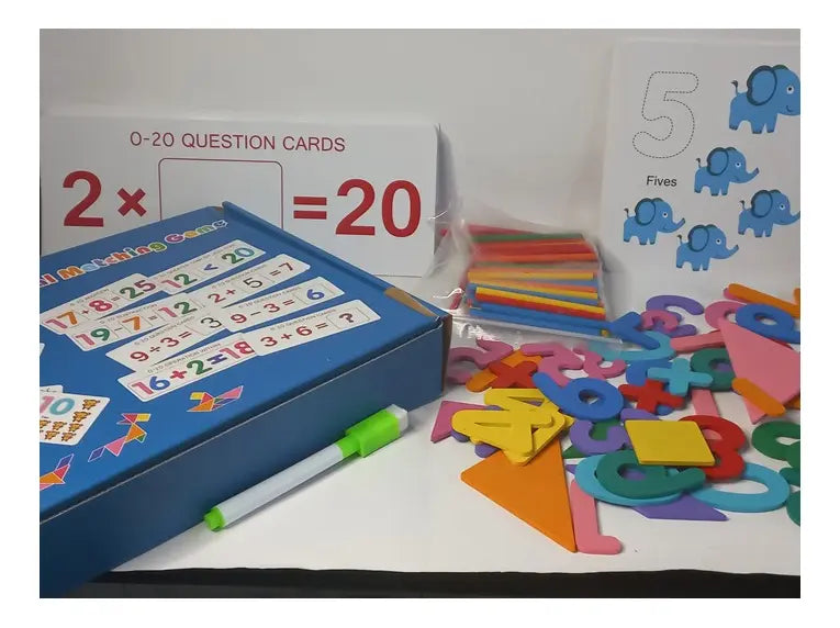 Juego de matemáticas divertidas Montessori